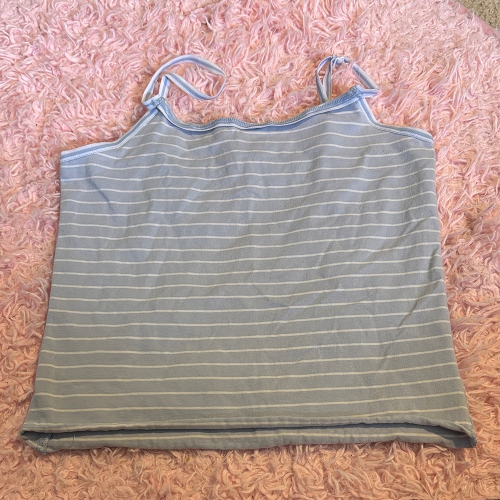 Joe Boxer Light Blue Striped Camisole